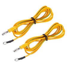 ESD Grounding Cables 1.8m/71" Anti-Static Ground Cable Yellow for Eliminate C...