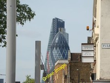 Photo 6x4 View of the Gherkin and Cheese Grater from Whitechapel Road Ste c2014