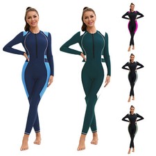 Women Bathing Suit Gymnastics Swimsuit Workout Swimwear Rash Guard Leotard