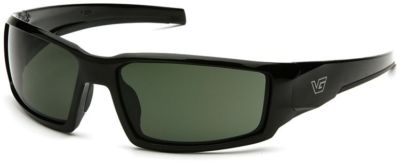 Venture Gear Pagosa Safety Sunglasses Black Frame Smoke Green Anti-Fog Lens