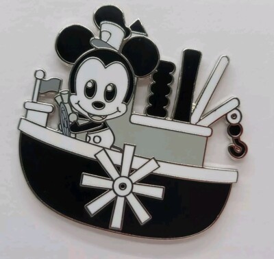 Disney Pin 2022 Parks Collection Mickey as Steamboat Willie
