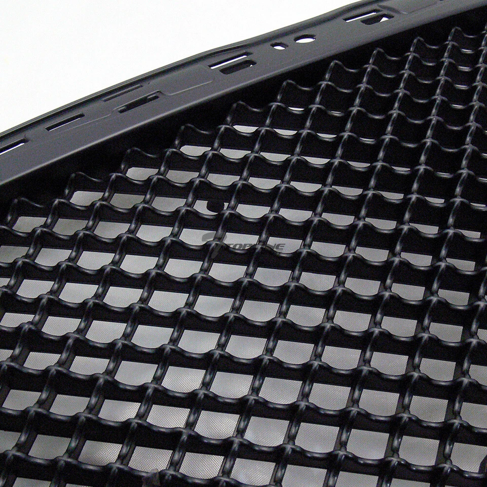 Topline For 2011-2014 Chrysler 300/300C Mesh Front Hood Bumper Grill Grille -Blk Foto 4 de 4