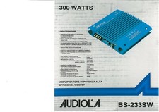Amplificatore Audiola BS-233SW - 150 W x 2 - Nuovo
