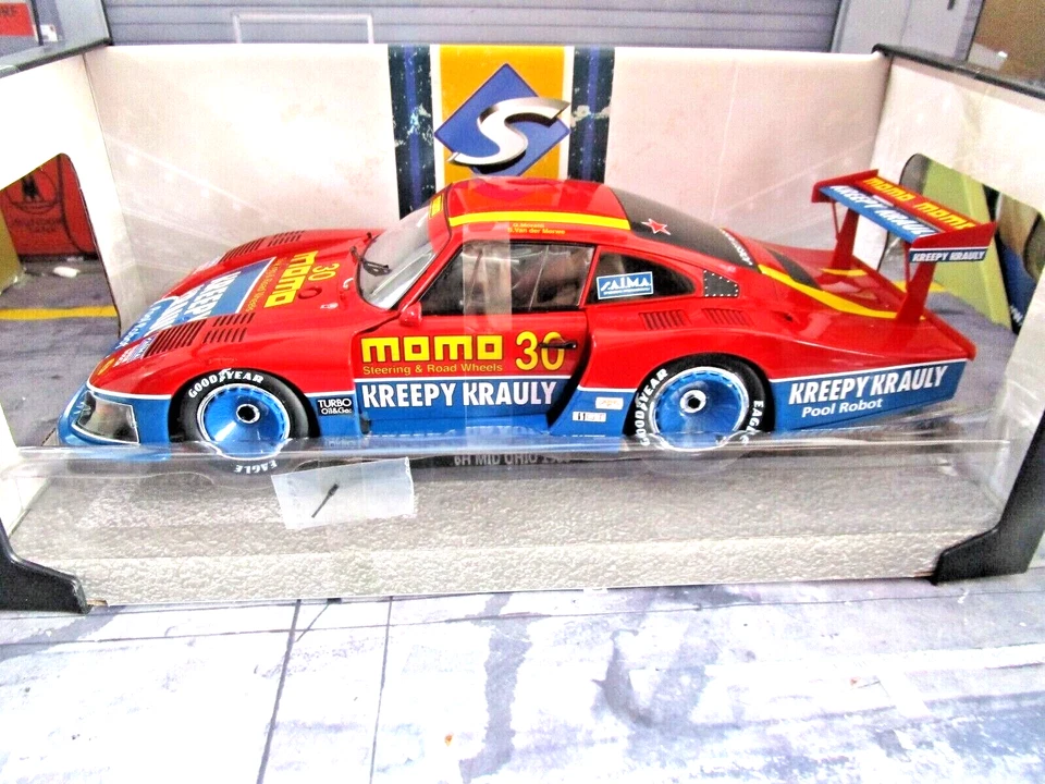 PORSCHE 935 Turbo IMSA MidOhio 1983 #30 Moretti Krauly Moby Dick SP Solido 1:18 - Bild 1 von 4