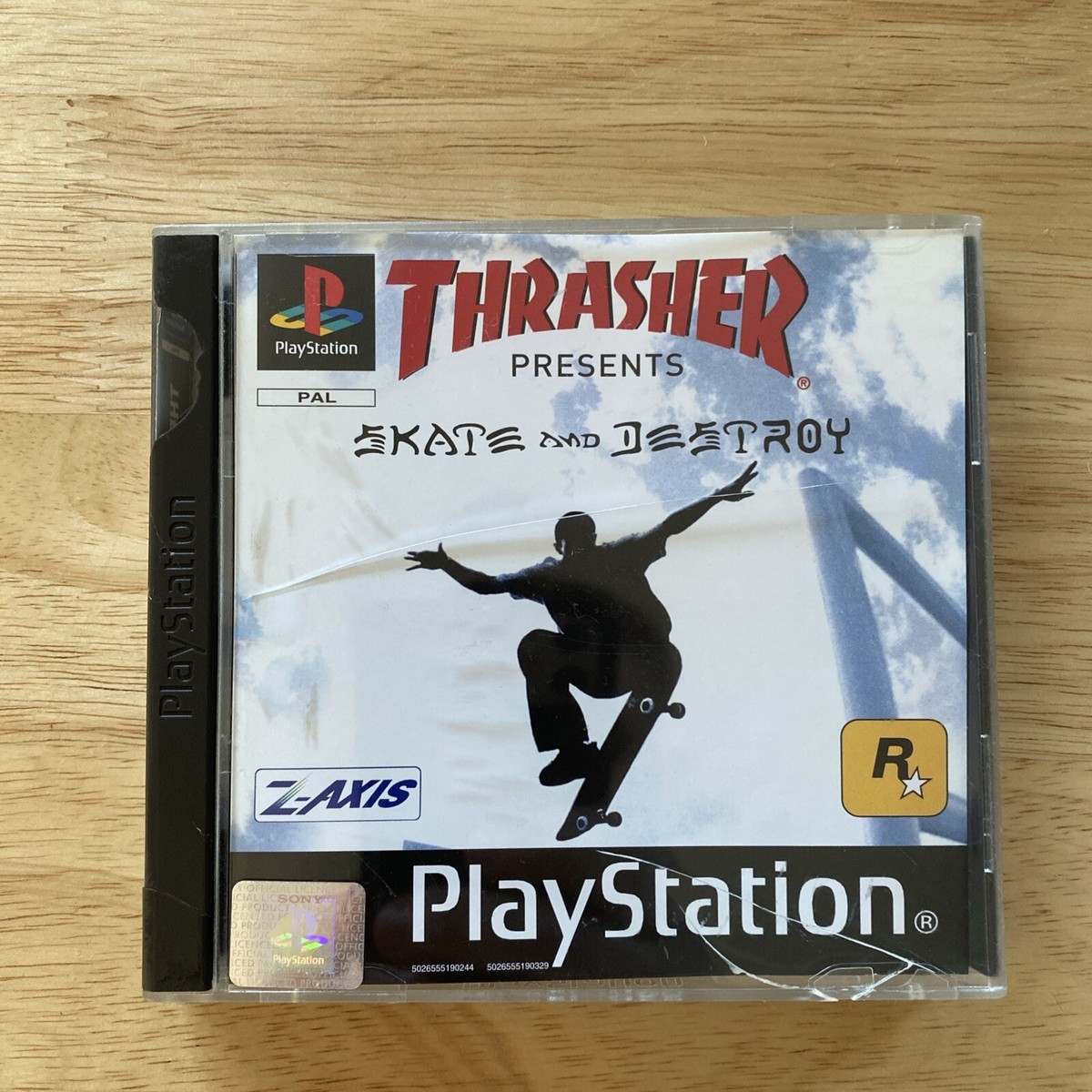 PS1 THRASHER SKATE and Destroy Rockstar Games Playstation EUR 12,99 - FR