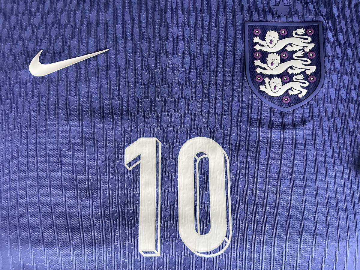 Jude Bellingham 2024 Authentic Nike Dri Fit Adv England Away Jude Bellingham 2024 Authentic Nike Dri Fit Adv England Away