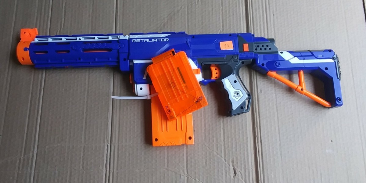 Nerf Retaliator Elite ブラスター Amazon.com: NERF N-Strike Elite Retaliator Blaster, Stock