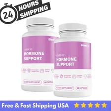 2 Packs Over 30 HORMONE SUPPORT Menopause Supplement for Women Hot Flash Relief