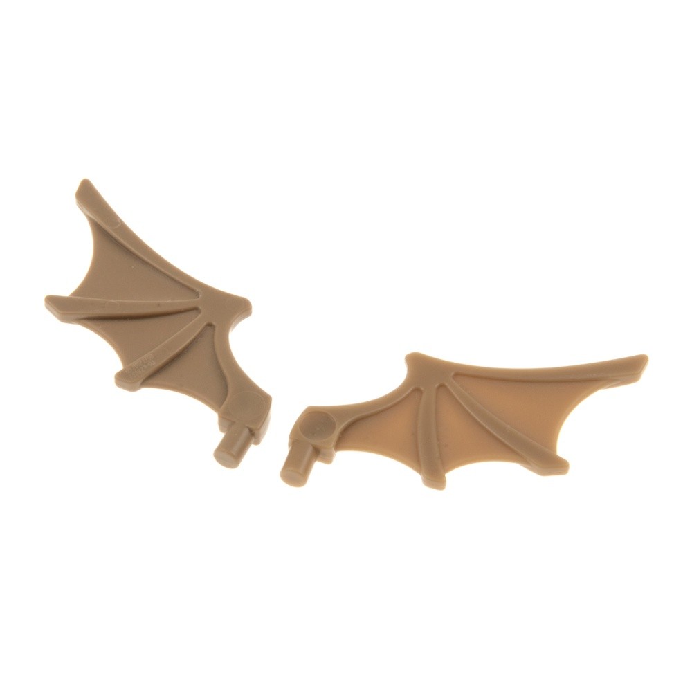 2X Lego Figures Accessories Wings Dark Beige Bat Harry Potter 71043 15082