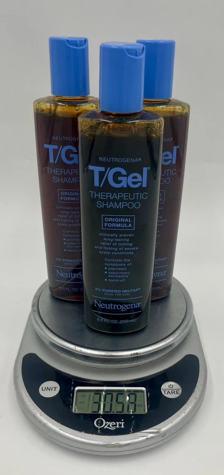 9/24 Neutrogena T/Gel 3x 8.5 Fl Oz Therapeutic Shampoo Original - Collectibles - Image 2 of 4