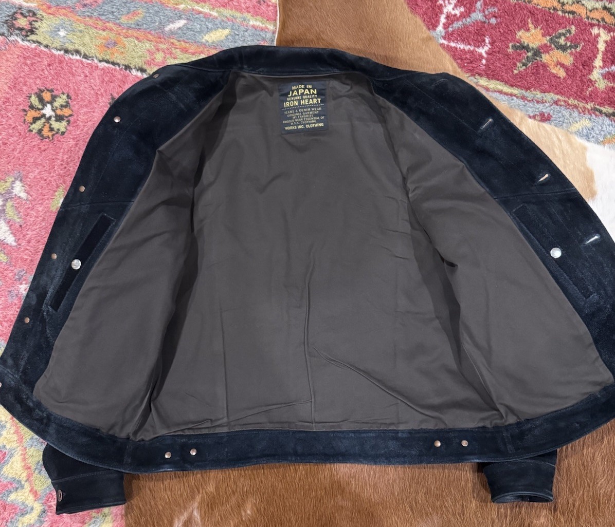 IRON HEART SPLIT STEER MODIFIED TYPE III JACKET -… - image 3