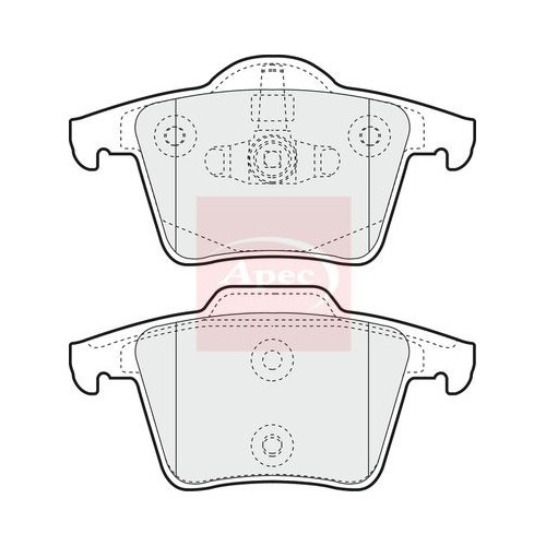 For VOLVO XC90 I 275 2002 to 2015 BRAKE PADS (REAR) (R90) PAD1339
