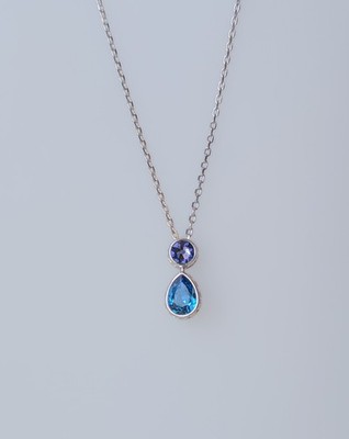 NEW 100% Authentic SWAROVSKI Blue Chroma Twist Crystal Pendant