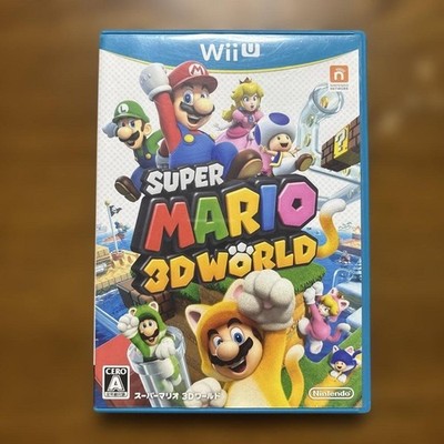 Super Mario 3D World Nintendo Wii U Japan NTSC-J Working USED