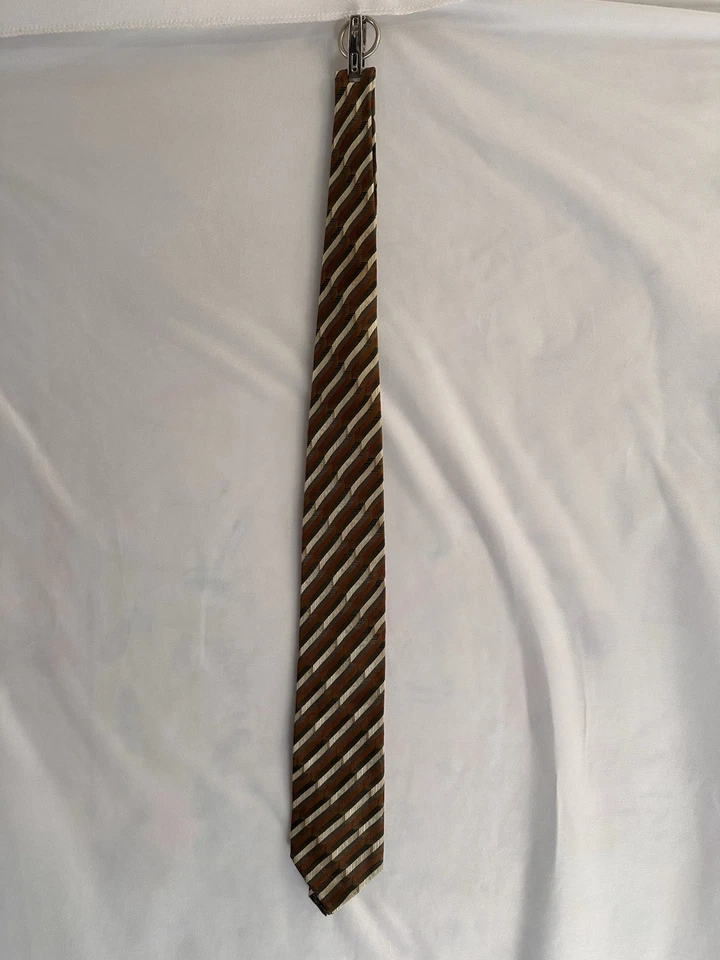 Peacock 100% Silk Men’s Neck Tie Vintage Classic - Image 4 of 4