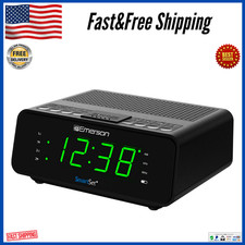 .9" LED Alarm Clock Radio with AM/FM, Dimmer, Sleep Timer - Music Alarm Clock US