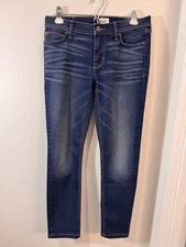 Hudson Womens Krista Ankle Super Skinny Dark Wash Stretch Blue Jeans Size 27