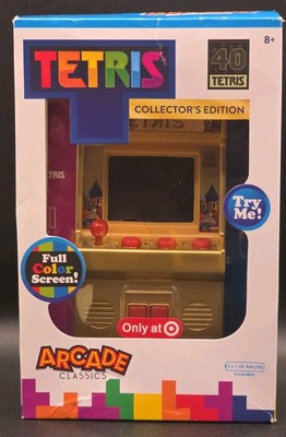 Arcade Classics TETRIS 40 Collector s Edition Gold Target Exclusive **Read**