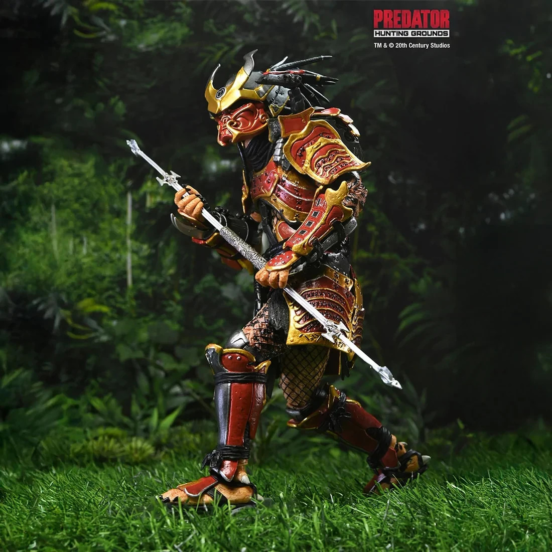 Figurine Samurai Predator Neca collector articulée en PVC de 21 cm