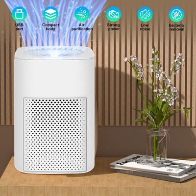 Home HEPA Air Purifier Room Air Cleaner for Allergies Smoke Mold Odor Pet Dust