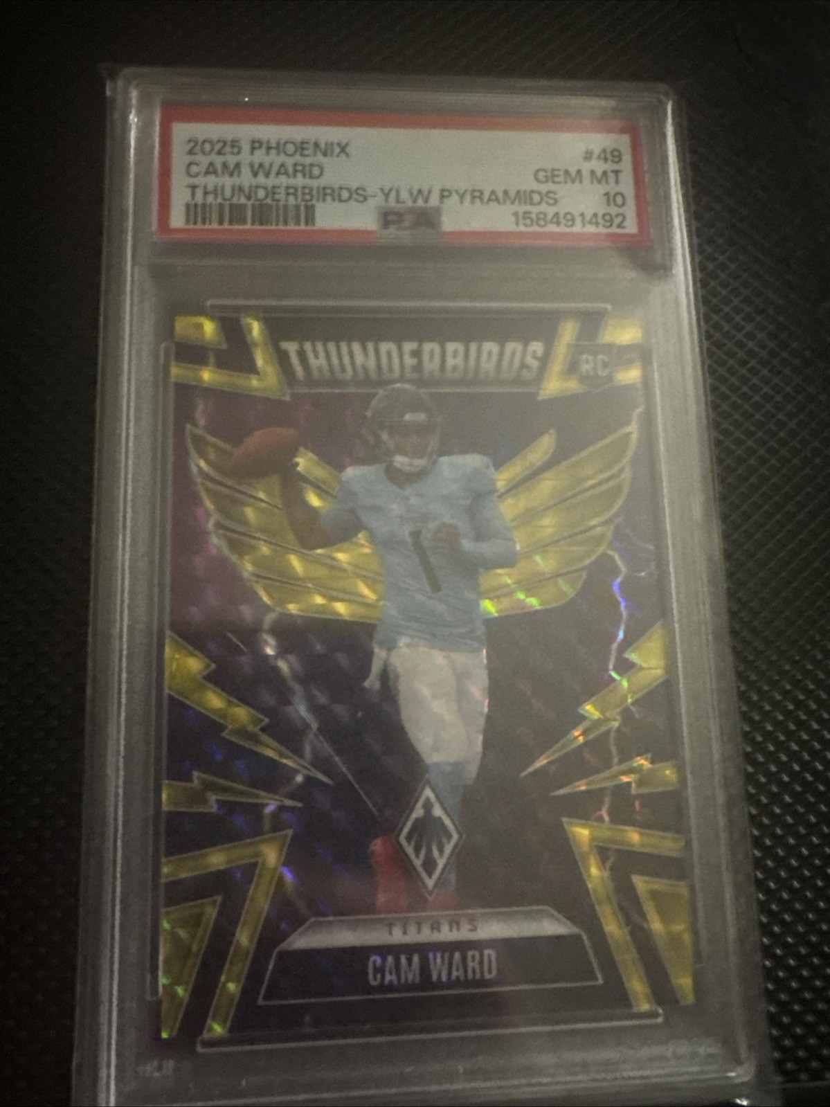 Cam Ward Panini Phoenix Thunderbirds #49 Yellow Pyramids