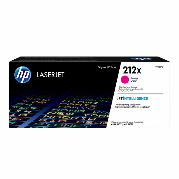Hp 212X Hohe Ergiebigkeit Magenta Original Laserjet Tonerpatrone (W2123X) FüR-image