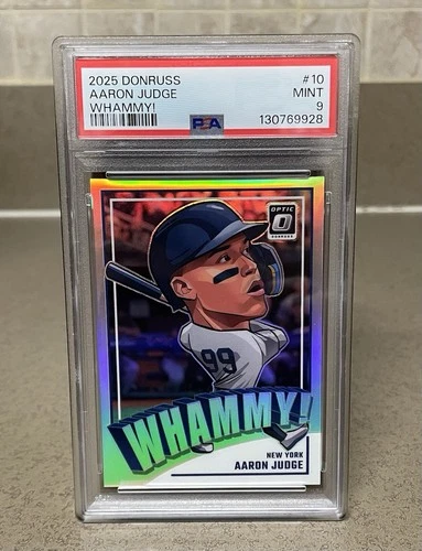 2025 Panini Donruss Optic Aaron Judge Whammy! PSA 9