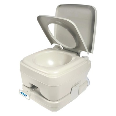 Camco Beige Plastic Portable Toilet 2.6 gal