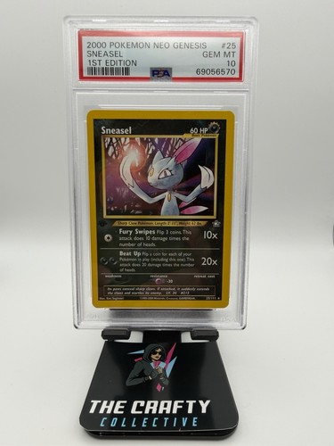Sneasel (1st Edition) graded PSA 10 for sale on eBay