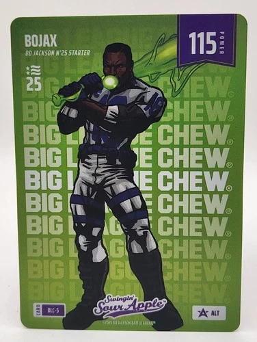 2025 Bo Jackson Battle Arena Bojax Big League Chew Sour Apple Alt #BLC-5