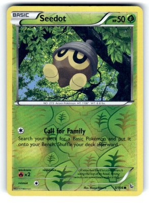 XY - Flashfire #5/106 Seedot Reverse Holo