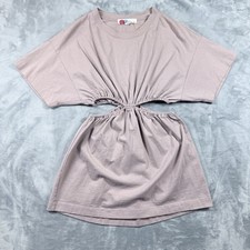 FREE PEOPLE BEACH FP Beach Dandelion Cut Out Dress Pink Small Boho Mini