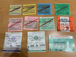 11 Celtic v Rangers home football tickets