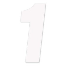 Factory Effex 08-90011 Fx 2015 Numbers Factory 4" White 1