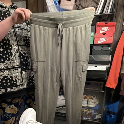 Threads 4 Thought Olive Jogger Pants XL Women Drawstring Pockets Athleisure