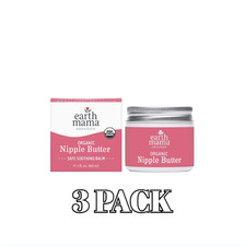 Earth Mama Organic Nipple Butter   Nipple Cream Safe for Breastfeeding PCK OF 3