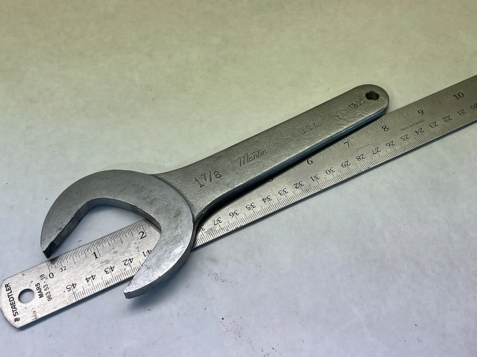 "Llave de servicio Martin modelo #1260 tamaño 1-7/8" x 5/16"" grueso x 7-1/2"" L EE. UU. (25N41)" Foto 4 de 4