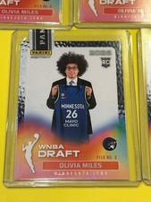 2026 Panini Instant Olivia Miles WNBA Draft Night #12 DN-2 /5 Metallic rookie RC