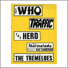 The Who/Traffic 1967 Concert Programme (UK)