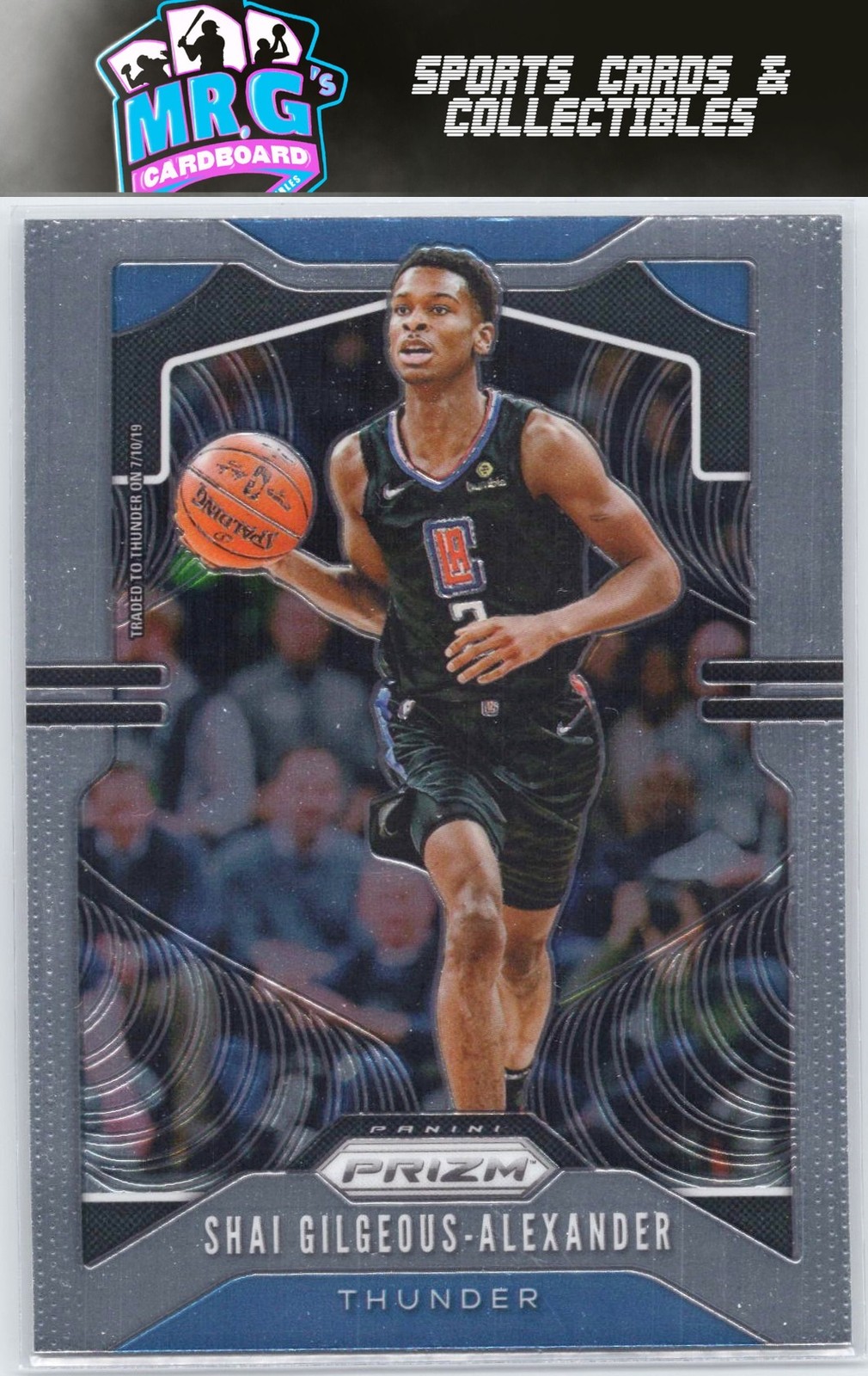 2019-20 Panini Prizm #122 Shai Gilgeous-Alexander Prizms Silver