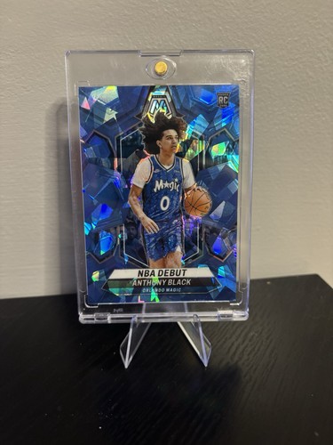 2023-24 Panini Mosaic NBA Debut Anthony Black #263 Blue Cracked Ice Prizm /125
