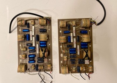 Original KEF 104/2 Crossovers   Removed from Working Speakers   Pair
