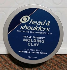 Head & Shoulders Scalp Friendly Molding Clay High Hold Matte Finish 3 oz