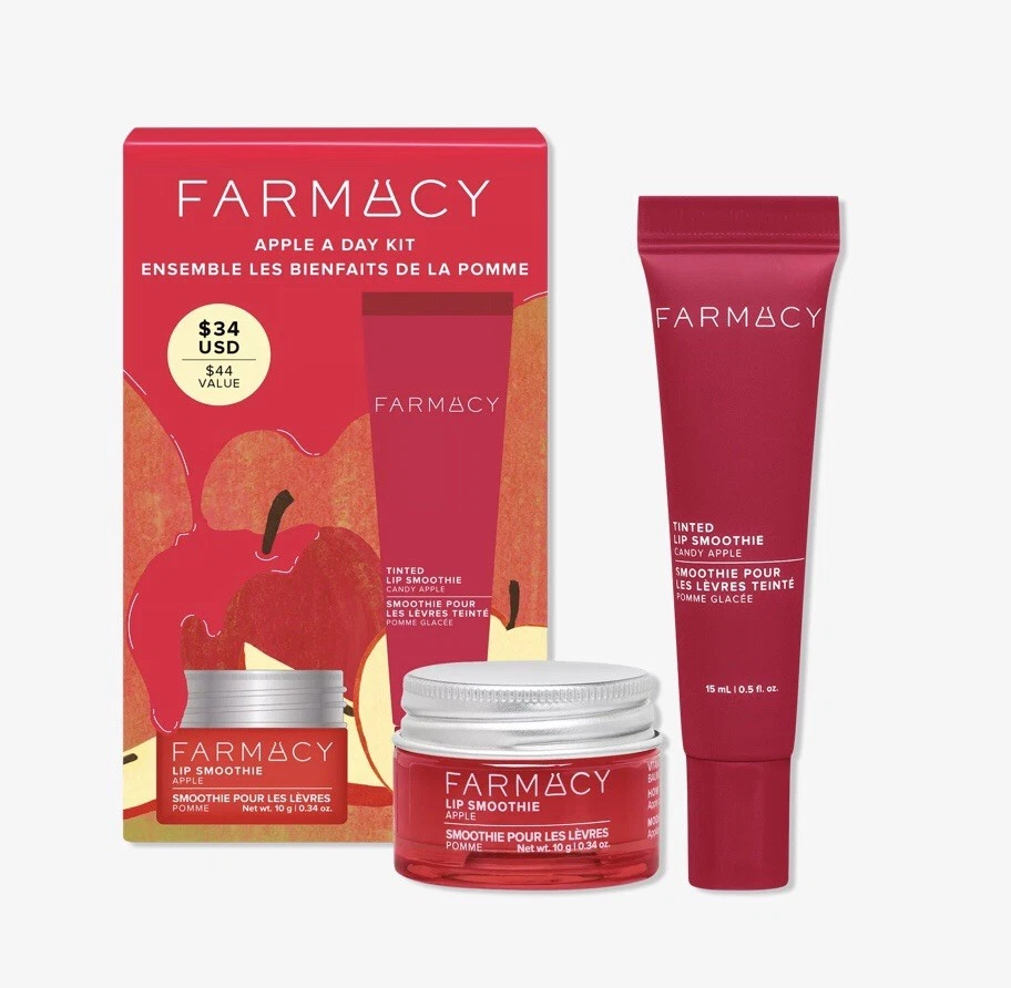 FARMACY Apple A Day Lip Smoothie 2pc Kit