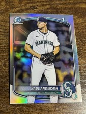 KADE ANDERSON 2025 Bowman Draft #BDC-3 1st Silver Refractor