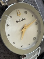 Bulova Marc Anthony Women's Diamond Stainless Steel Quartz Watch 96P241