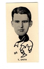  Scottish Footballers Soccer Cigarette Card 1938 #47 Thomas Smith Dundee