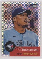 2022 Topps Chrome Platinum Anniversary X-Fractor Hyun-Jin Ryu #105 f0v