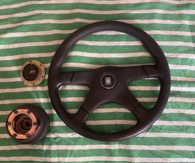 BMW E30, E30 M3 some E24 & E28 NARDI GARA4 TYPE4 365mm STEERING WHEEL & MOMO HUB