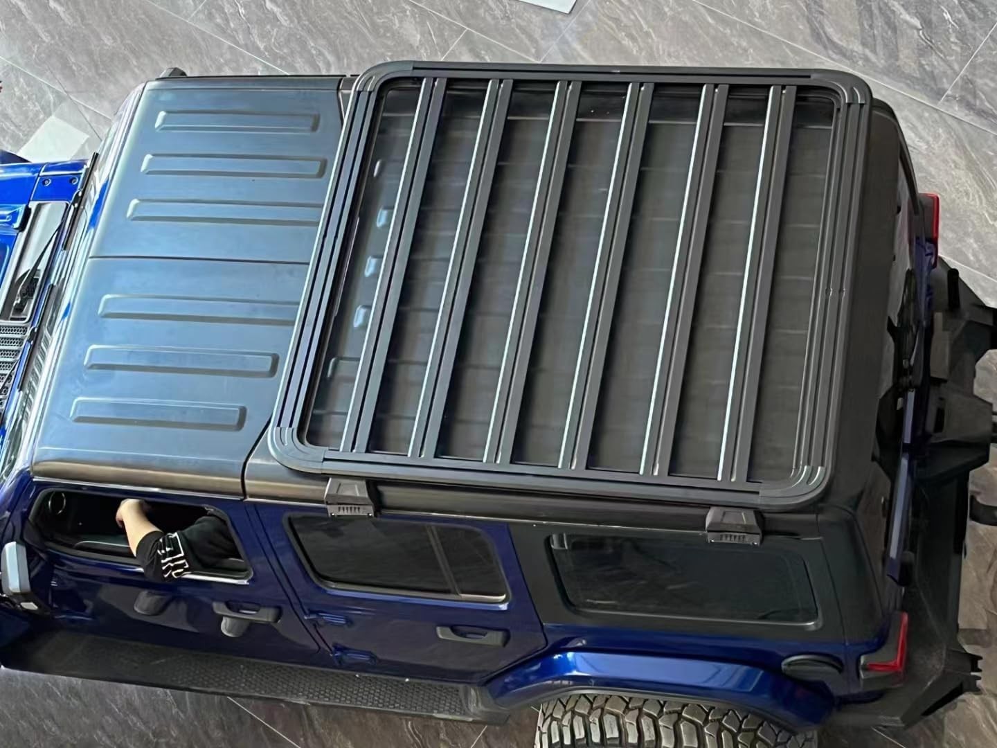 Roof Cargo Basket for 2020-2026 Jeep Gladiator JT / 2018-2026 Jeep Wrangler JL thumbnail 4